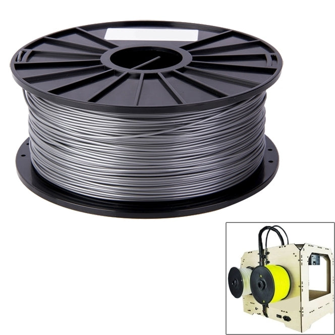 PLA 3.0 mm Color Series 3D Printer Filaments, about 115m(Silver) - Consumables by PMC Jewellery | Online Shopping South Africa | PMC Jewellery | Buy Now Pay Later Mobicred