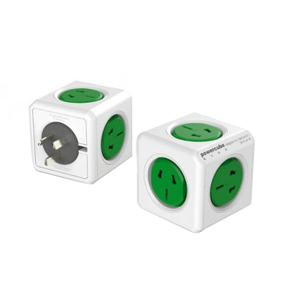 PowerCube 10A Universal Wall Adapter Power Socket with 5 US / AU Sockets for Home Office, AU Plug, Random Color Delivery - Extension Socket by PMC Jewellery | Online Shopping South Africa | PMC Jewellery | Buy Now Pay Later Mobicred