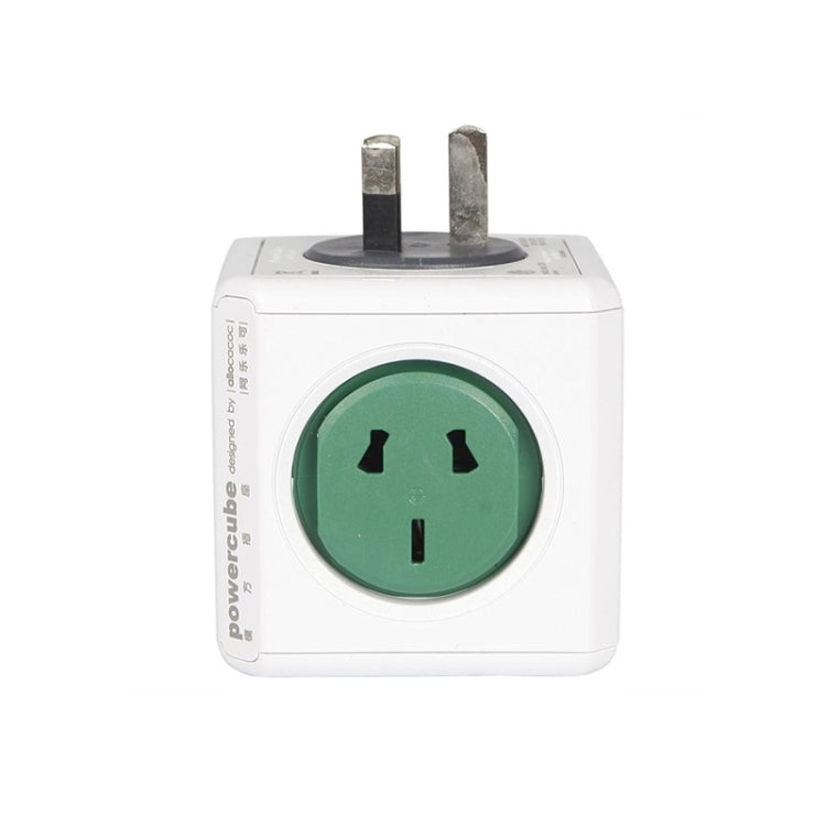 PowerCube 10A Universal Wall Adapter Power Socket with 5 US / AU Sockets for Home Office, AU Plug, Random Color Delivery - Extension Socket by PMC Jewellery | Online Shopping South Africa | PMC Jewellery | Buy Now Pay Later Mobicred