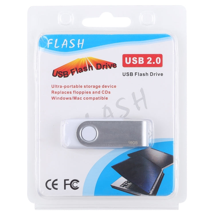 16GB Twister USB 2.0 Flash Disk(White) - USB Flash Drives by PMc TechLife | Online Shopping South Africa | PMc TechLife | Buy Now Pay Later Mobicred