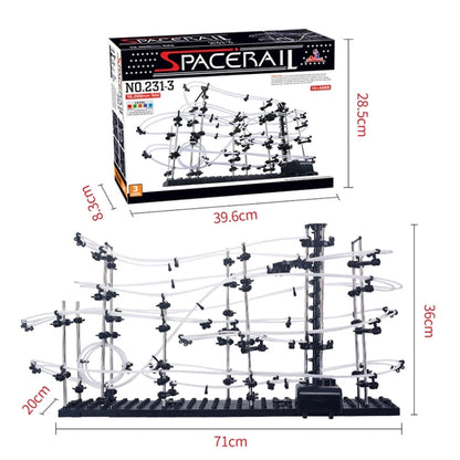 Space Rail , DIY Physics Spacewarp Rollercoaster Model Kit 16,000mm Rail, 342 in 1(Black) - DIY Developmental Toys by PMC Jewellery | Online Shopping South Africa | PMC Jewellery | Buy Now Pay Later Mobicred