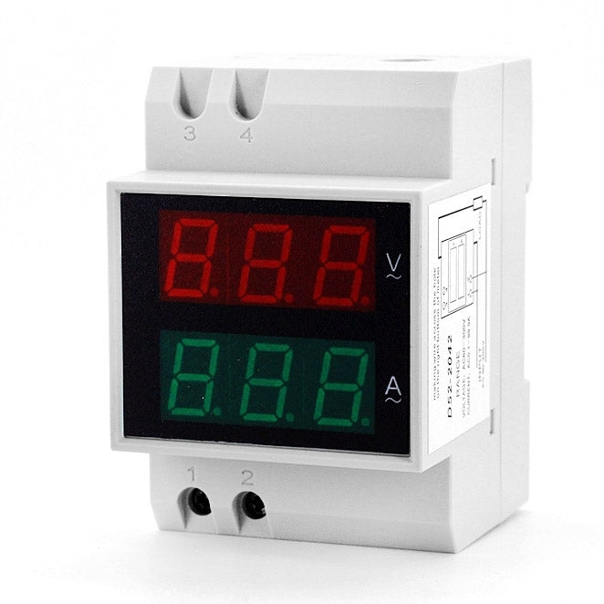 D52-2042 0.5 inch LED Digit Display Voltmeter Ammeter 2 in 1 - Current & Voltage Tester by PMC Jewellery | Online Shopping South Africa | PMC Jewellery | Buy Now Pay Later Mobicred