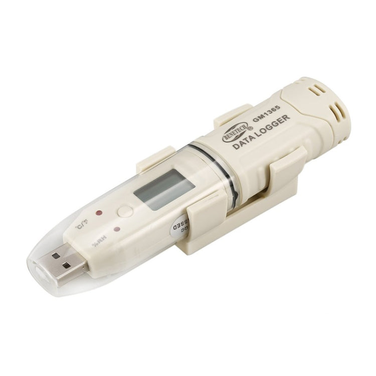 BENETECH GM1365 Digital Humidity & Temperature Data Logger - Thermostat & Thermometer by BENETECH | Online Shopping South Africa | PMC Jewellery | Buy Now Pay Later Mobicred