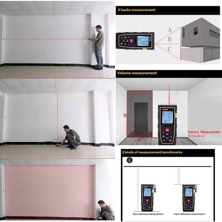 CP-80S Digital Handheld Laser Distance Meter, Max Measuring Distance: 80m - Laser Rangefinder by PMC Jewellery | Online Shopping South Africa | PMC Jewellery | Buy Now Pay Later Mobicred