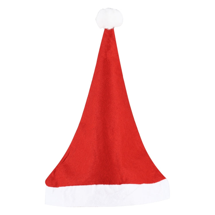 2 PCS Embroidered Christmas Party Santa Hat Non-woven Christmas Hat, Size: 36cm x 29cm - Christmas Wearable Decoration by PMC Jewellery | Online Shopping South Africa | PMC Jewellery | Buy Now Pay Later Mobicred