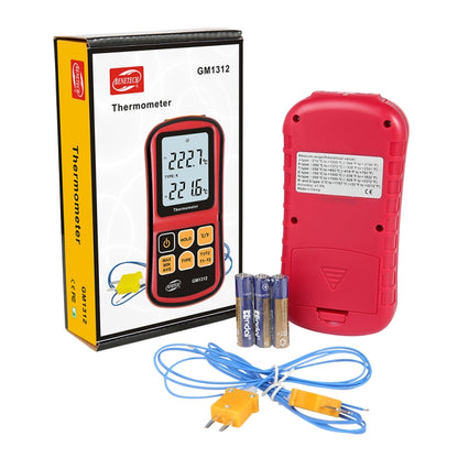 BENETECH GM1312 2.4 inch LCD Screen Thermocouple Thermometer Measure J,K,T,E,N and R Type, Measure Range: -50~300C - Thermostat & Thermometer by BENETECH | Online Shopping South Africa | PMC Jewellery | Buy Now Pay Later Mobicred