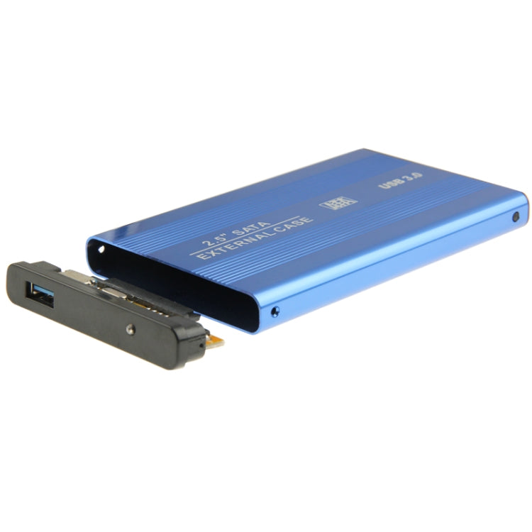 High Speed 2.5 inch HDD SATA External Case, Support USB 3.0(Blue) - HDD Enclosure by PMC TechLife | Online Shopping South Africa | PMC TechLife | Buy Now Pay Later Mobicred