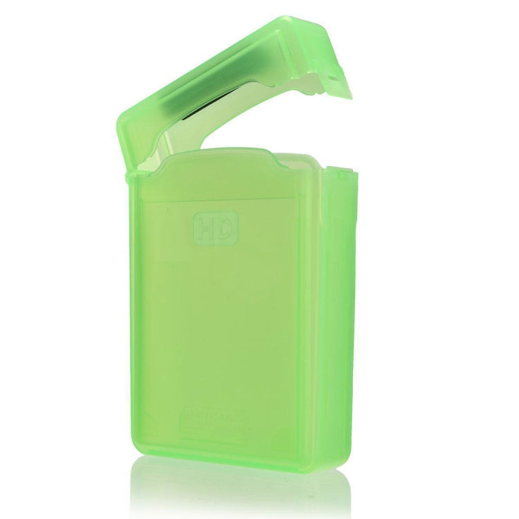 3.5 inch Hard Drive Disk HDD SATA IDE Plastic Storage Box Enclosure Case(Green) - HDD Enclosure by PMC Jewellery | Online Shopping South Africa | PMC Jewellery