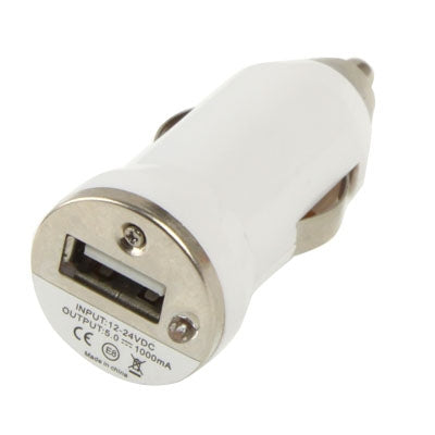 USB Car Charger for iPhone 6 & 6 Plus, iPhone 5 & 5S & 5C, iPhone 4 & 4S, iPhone 3G & 3GS, iPod Touch(White) - Car Charger by PMC Jewellery | Online Shopping South Africa | PMC Jewellery | Buy Now Pay Later Mobicred