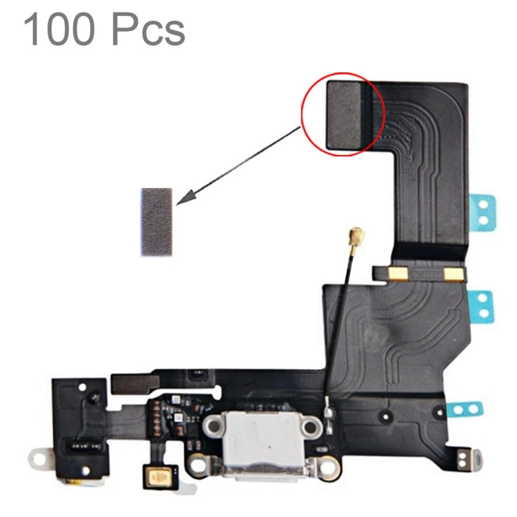100 PCS Sponge Foam Pad for iPhone 5S Charging Port Flex Cable - iPhone 5 Parts by PMc TechLife | Online Shopping South Africa | PMc TechLife | Buy Now Pay Later Mobicred