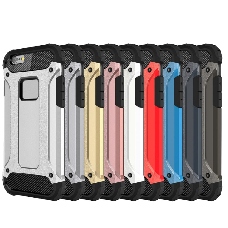 For iPhone 6 & 6s Tough Armor TPU + PC Combination Case(Navy Blue) - More iPhone Cases by PMC Jewellery | Online Shopping South Africa | PMC Jewellery | Buy Now Pay Later Mobicred