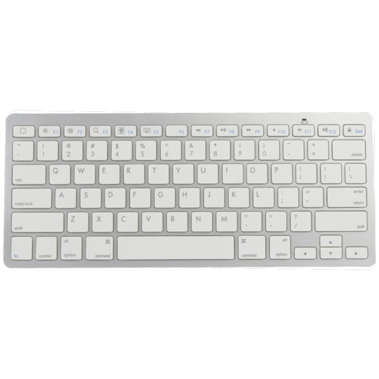 BK3001 Ultra-thin Bluetooth 3.0 ABS Keyboard for iPad Air 2 / iPAD Air / iPad 6 / iPad 5 / iPad mini 1 / 2 / 3 / New iPad (iPad 3) / iPad ,iPhone 4 & 4S / 3G,Sony PS3,Smart phones(White) - For iPad mini by PMC Jewellery | Online Shopping South Africa | PMC Jewellery