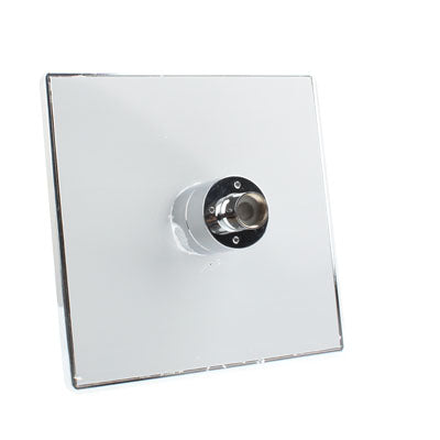 Square Temperature Sensor 3-Color (Blue / Pink / Red) LED Showerhead(Silver) - Shower Head by PMC TechLife | Online Shopping South Africa | PMC TechLife | Buy Now Pay Later Mobicred