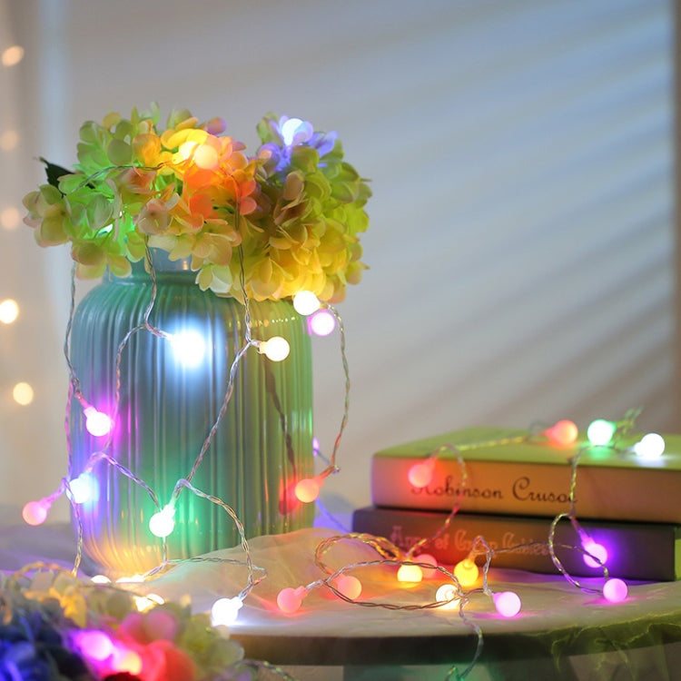 10m 100 LED Colorful String Rope Light with Tail Plug-in - Holiday Lights by PMC TechLife | Online Shopping South Africa | PMC TechLife | Buy Now Pay Later Mobicred
