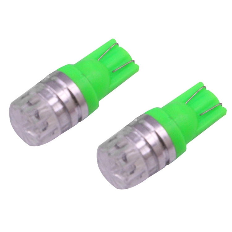 2 PCS T10 1.5W 60LM 1 LED Green COB LED Brake Light for Vehicles, DC12V(Green) - Instrument Lights by PMC Jewellery | Online Shopping South Africa | PMC Jewellery | Buy Now Pay Later Mobicred