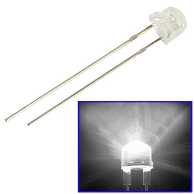 1000 PCS 5mm Straw Hat LED Lamp(White Light) - Light Beads by PMc TechLife | Online Shopping South Africa | PMc TechLife | Buy Now Pay Later Mobicred