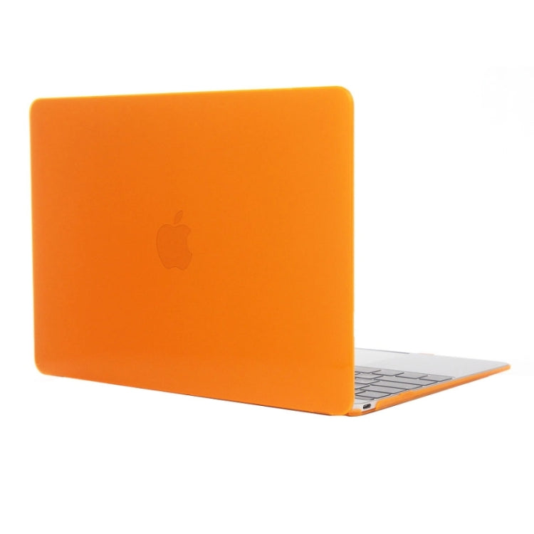 Colored Transparent Crystal Hard Protective Case for Macbook 12 inch(Orange) - MacBook Pro Cases by PMC Jewellery | Online Shopping South Africa | PMC Jewellery