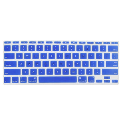 ENKAY for MacBook Air 11.6 inch (US Version) / A1370 / A1465 4 in 1 Frosted Hard Shell Plastic Protective Case with Screen Protector & Keyboard Guard & Anti-dust Plugs(Dark Blue) - MacBook Air Cases by ENKAY | Online Shopping South Africa | PMC Jewellery | Buy Now Pay Later Mobicred