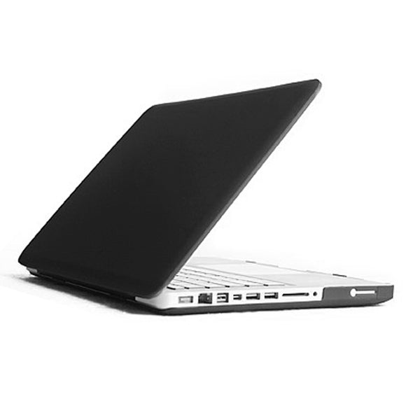 ENKAY for MacBook Pro 15.4 inch (US Version) / A1286 4 in 1 Frosted Hard Shell Plastic Protective Case with Screen Protector & Keyboard Guard & Anti-dust Plugs(Black) - MacBook Pro Cases by ENKAY | Online Shopping South Africa | PMC Jewellery | Buy Now Pay Later Mobicred