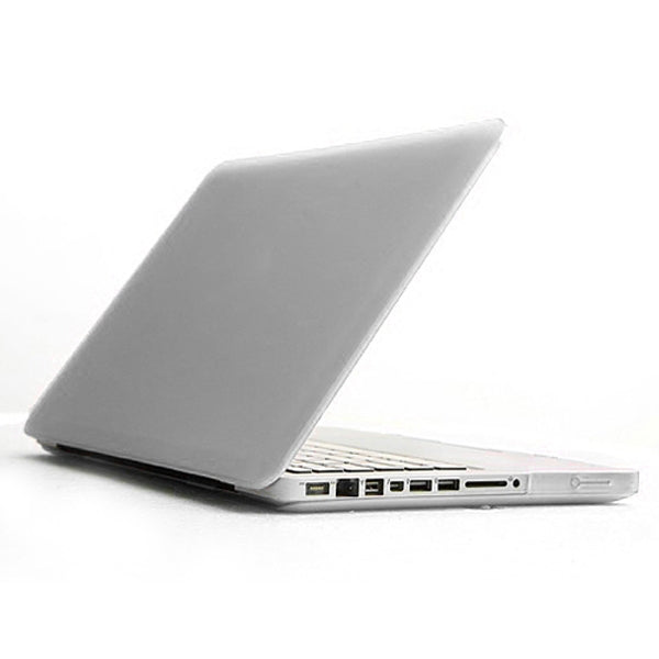 ENKAY for MacBook Pro 15.4 inch (US Version) / A1286 4 in 1 Frosted Hard Shell Plastic Protective Case with Screen Protector & Keyboard Guard & Anti-dust Plugs(White) - MacBook Pro Cases by ENKAY | Online Shopping South Africa | PMC Jewellery | Buy Now Pay Later Mobicred