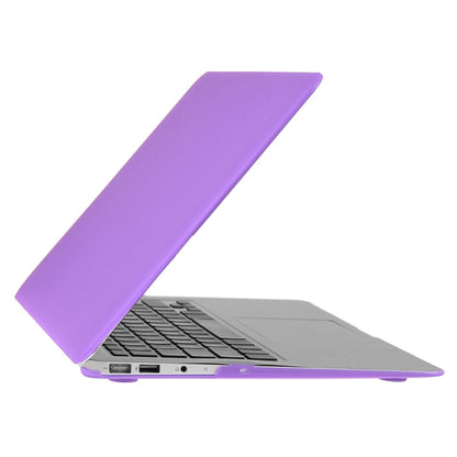 ENKAY for Macbook Air 11.6 inch (US Version) / A1370 / A1465 Hat-Prince 3 in 1 Frosted Hard Shell Plastic Protective Case with Keyboard Guard & Port Dust Plug(Purple) - MacBook Air Cases by ENKAY | Online Shopping South Africa | PMC Jewellery | Buy Now Pay Later Mobicred