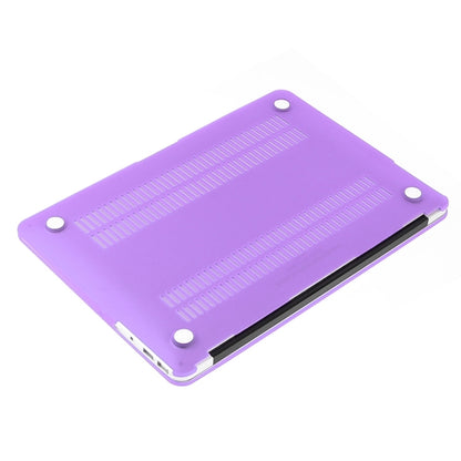 ENKAY for Macbook Air 11.6 inch (US Version) / A1370 / A1465 Hat-Prince 3 in 1 Frosted Hard Shell Plastic Protective Case with Keyboard Guard & Port Dust Plug(Purple) - MacBook Air Cases by ENKAY | Online Shopping South Africa | PMC Jewellery | Buy Now Pay Later Mobicred