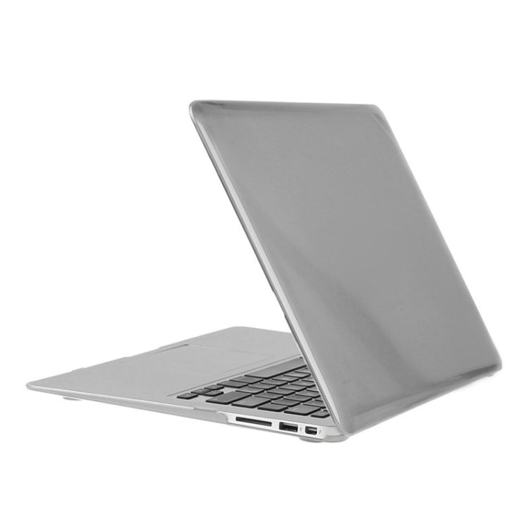 ENKAY for Macbook Air 13.3 inch (US Version) / A1369 / A1466 Hat-Prince 3 in 1 Crystal Hard Shell Plastic Protective Case with Keyboard Guard & Port Dust Plug(Grey) - MacBook Air Cases by ENKAY | Online Shopping South Africa | PMC Jewellery | Buy Now Pay Later Mobicred