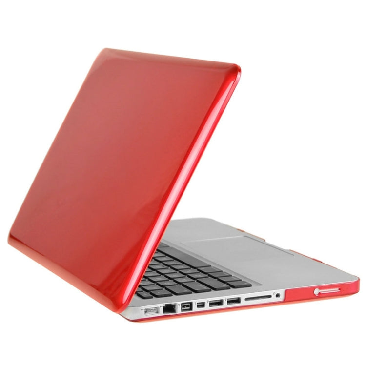 ENKAY for Macbook Pro 13.3 inch (US Version) / A1278 Hat-Prince 3 in 1 Crystal Hard Shell Plastic Protective Case with Keyboard Guard & Port Dust Plug(Red) - MacBook Pro Cases by ENKAY | Online Shopping South Africa | PMC Jewellery | Buy Now Pay Later Mobicred