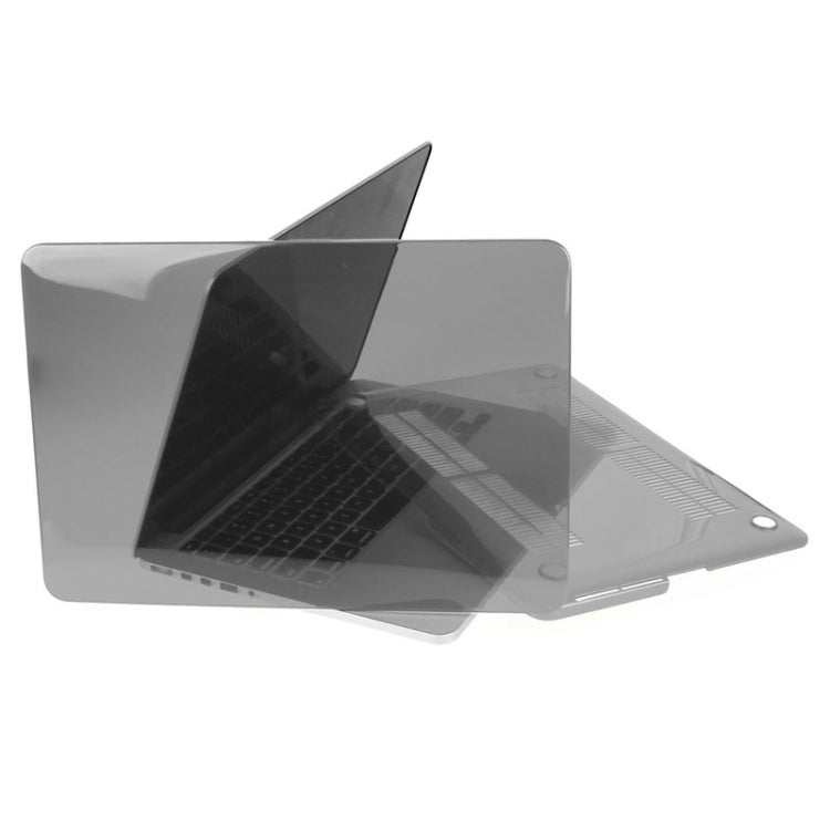 ENKAY for Macbook Pro Retina 13.3 inch (US Version) / A1425 / A1502 Hat-Prince 3 in 1 Crystal Hard Shell Plastic Protective Case with Keyboard Guard & Port Dust Plug(Grey) - MacBook Pro Cases by ENKAY | Online Shopping South Africa | PMC Jewellery | Buy Now Pay Later Mobicred