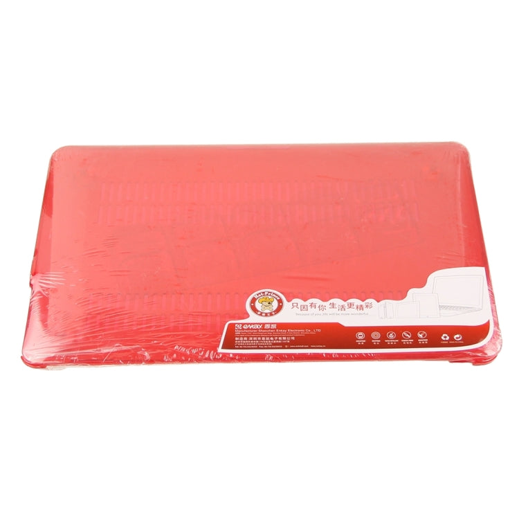 ENKAY for Macbook Pro Retina 13.3 inch (US Version) / A1425 / A1502 Hat-Prince 3 in 1 Crystal Hard Shell Plastic Protective Case with Keyboard Guard & Port Dust Plug(Red) - MacBook Pro Cases by ENKAY | Online Shopping South Africa | PMC Jewellery | Buy Now Pay Later Mobicred