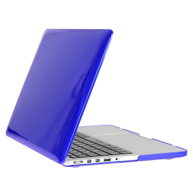 ENKAY for Macbook Pro Retina 15.4 inch (US Version) / A1398 Hat-Prince 3 in 1 Crystal Hard Shell Plastic Protective Case with Keyboard Guard & Port Dust Plug(Dark Blue) - MacBook Pro Cases by ENKAY | Online Shopping South Africa | PMC Jewellery | Buy Now Pay Later Mobicred