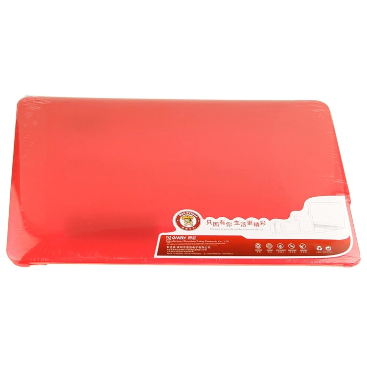 ENKAY for Macbook Pro 13.3 inch (US Version) / A1278 Hat-Prince 3 in 1 Frosted Hard Shell Plastic Protective Case with Keyboard Guard & Port Dust Plug(Red) - MacBook Pro Cases by ENKAY | Online Shopping South Africa | PMC Jewellery | Buy Now Pay Later Mobicred