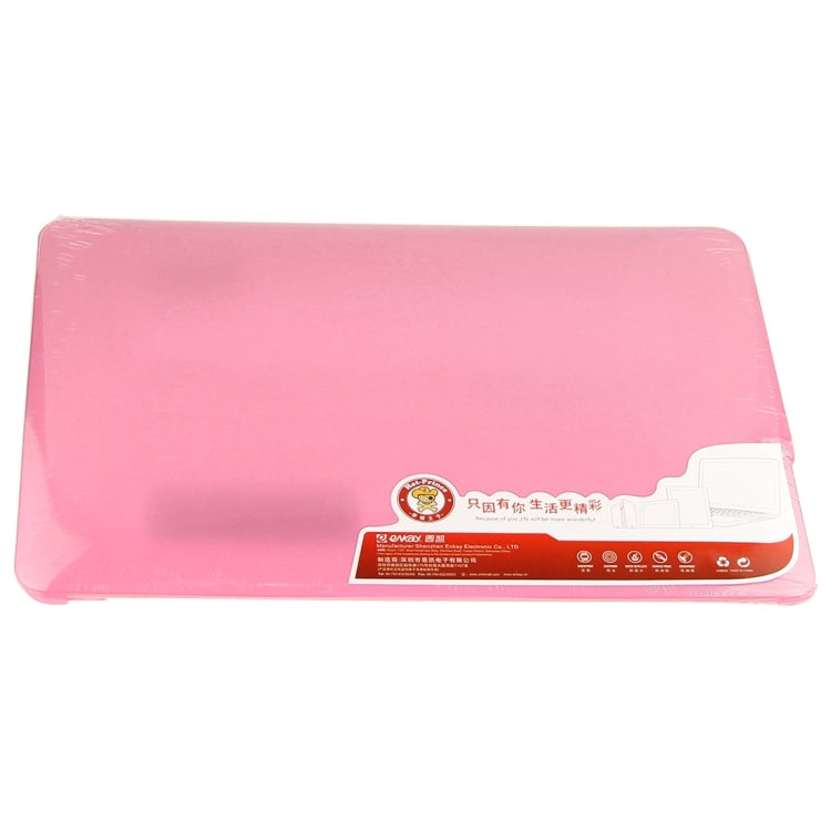 ENKAY for Macbook Pro Retina 13.3 inch (US Version) / A1425 / A1502 Hat-Prince 3 in 1 Frosted Hard Shell Plastic Protective Case with Keyboard Guard & Port Dust Plug(Pink) - MacBook Pro Cases by ENKAY | Online Shopping South Africa | PMC Jewellery | Buy Now Pay Later Mobicred