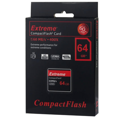 64GB Extreme Compact Flash Card, 400X Read  Speed, up to 60 MB/S (100% Real Capacity) - CF Card by PMC Jewellery | Online Shopping South Africa | PMC Jewellery | Buy Now Pay Later Mobicred