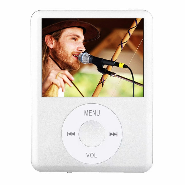 1.8 inch TFT Screen MP4 Player with TF Card Slot, Support Recorder, FM Radio, E-Book and Calendar(Silver) - MP4 Player by PMC Jewellery | Online Shopping South Africa | PMC Jewellery | Buy Now Pay Later Mobicred