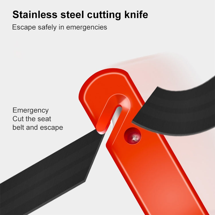 Portable Multi Function Auto Emergency Hammer Escape Tool Life Hammer(Red) - Emergency Hammer by PMC TechLife | Online Shopping South Africa | PMC TechLife | Buy Now Pay Later Mobicred