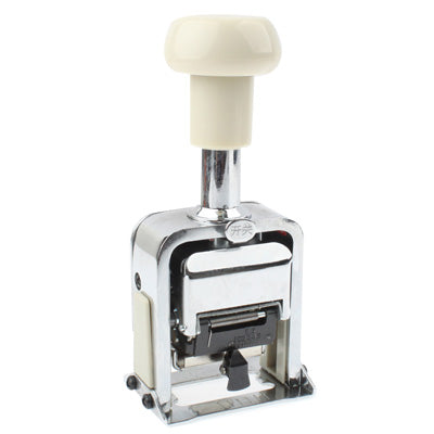 High Performance Metal Material Automatic Numbering Machine (6 Code)(Silver) - Price Labeller by PMC Jewellery | Online Shopping South Africa | PMC Jewellery | Buy Now Pay Later Mobicred