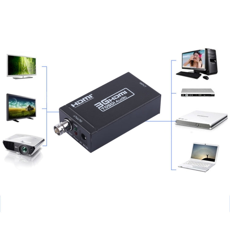 AY31 Mini 3G HDMI to SDI Converter(Black) - Video Converter by PMC Jewellery | Online Shopping South Africa | PMC Jewellery | Buy Now Pay Later Mobicred
