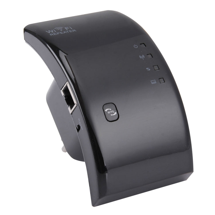 300Mbps Wireless-N WIFI 802.11n Repeater Range Expander(Black) - Powerline Network Adapters by PMC Jewellery | Online Shopping South Africa | PMC Jewellery | Buy Now Pay Later Mobicred
