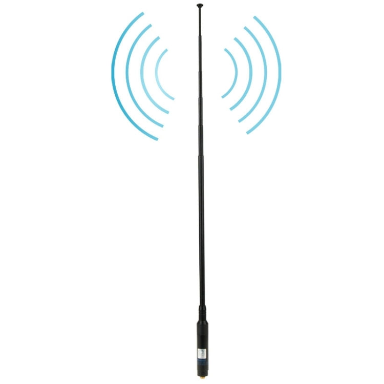 RH660S Dual Band 144/430MHz High Gain SMA-F Telescopic Handheld Radio Antenna for Walkie Talkie, Antenna Length: 108.5cm - Antenna by PMC Jewellery | Online Shopping South Africa | PMC Jewellery | Buy Now Pay Later Mobicred