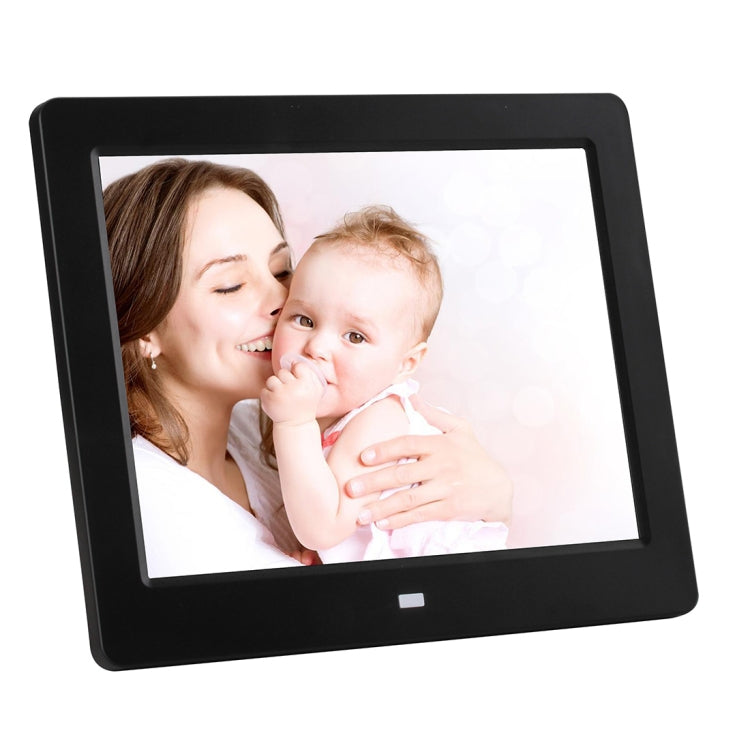 8 inch LED Display Multi-media Digital Photo Frame with Holder & Music & Movie Player, Support USB / SD Card Input(Black) - 11 inch Below by PMC Jewellery | Online Shopping South Africa | PMC Jewellery | Buy Now Pay Later Mobicred