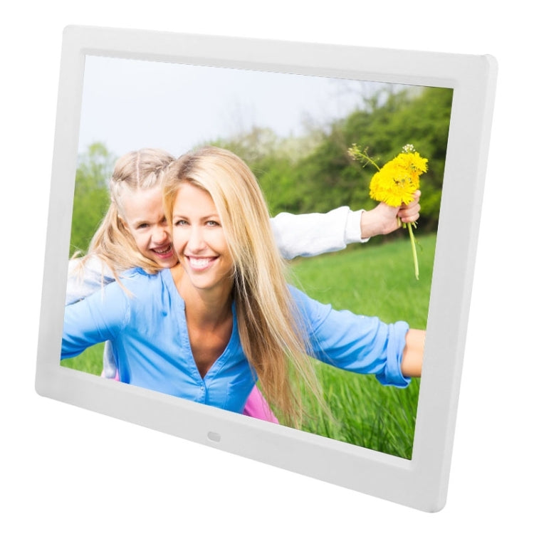 14 inch LED Display Multi-media Digital Photo Frame with Holder & Music & Movie Player, Support USB / SD / MS / MMC Card Input(White) - 11-15 inch by PMC Jewellery | Online Shopping South Africa | PMC Jewellery | Buy Now Pay Later Mobicred