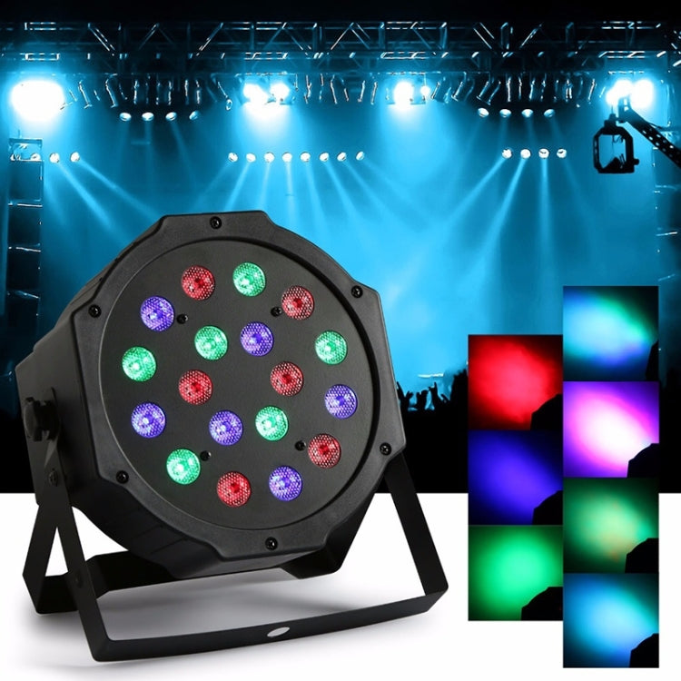 LED-B11  Plastic PAR Light DMX512 10W 18 LED RGB  Stage Light, Master / Slave Control / Auto Run Mode - Stage Lighting by PMc TechLife | Online Shopping South Africa | PMc TechLife | Buy Now Pay Later Mobicred