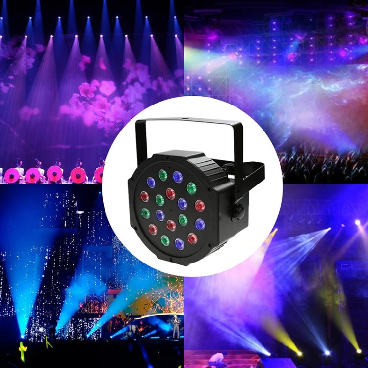 LED-B11  Plastic PAR Light DMX512 10W 18 LED RGB  Stage Light, Master / Slave Control / Auto Run Mode - Stage Lighting by PMc TechLife | Online Shopping South Africa | PMc TechLife | Buy Now Pay Later Mobicred