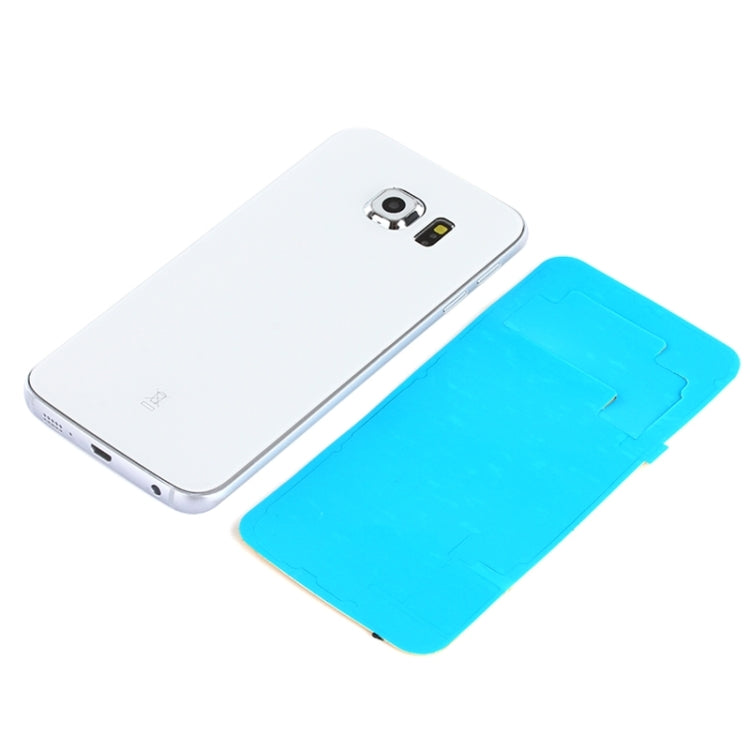 For Galaxy S6 Edge / G925 Original Battery Back Cover (White) - Back Cover by PMC Jewellery | Online Shopping South Africa | PMC Jewellery | Buy Now Pay Later Mobicred