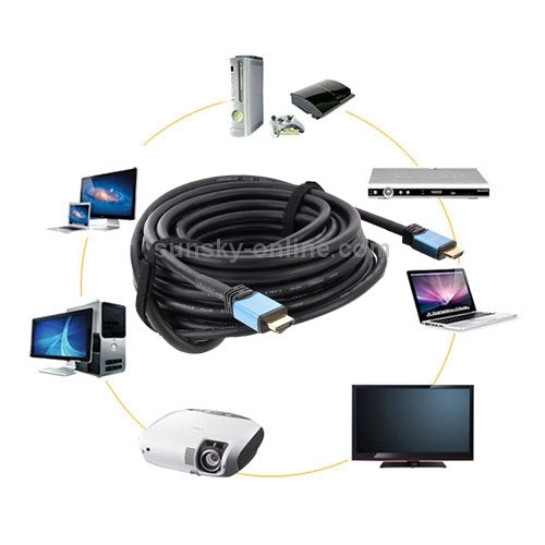 20m OD8.0 2.0 Version 4K HDMI Cable & Connector & Adapter with Signal Booster - Cable by PMC Jewellery | Online Shopping South Africa | PMC Jewellery | Buy Now Pay Later Mobicred