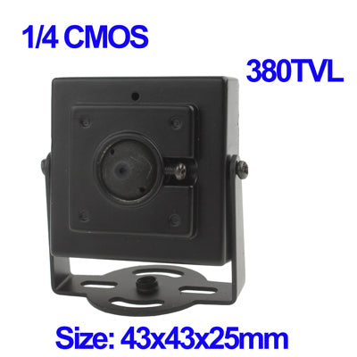1/4 CMOS Color 380TVL Mini Camera, Mini Pin Hole Lens Camera - Mini Camera by PMC Jewellery | Online Shopping South Africa | PMC Jewellery