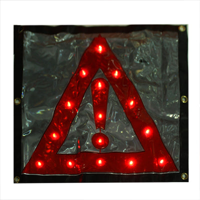 15LED Triangle Emergency Car Warning Safety Traffic Sign Red - Warning Lights by PMC TechLife | Online Shopping South Africa | PMC TechLife | Buy Now Pay Later Mobicred