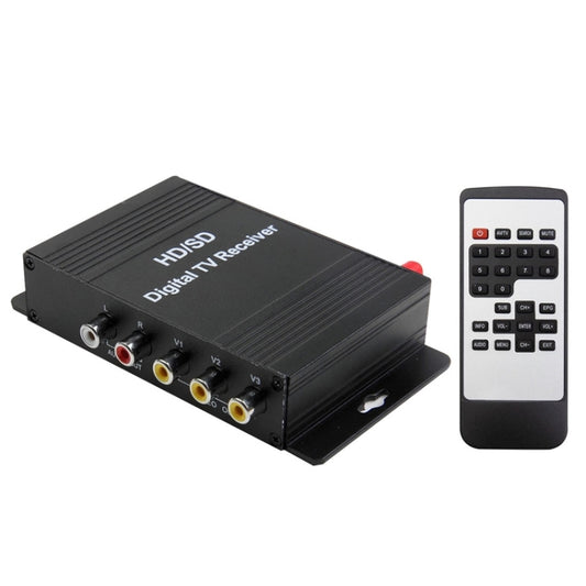 High Speed ISDB-T Mobile Digital Car TV Receiver, Suit for Brazil / Peru / Chile etc. South America Market(Black) - DVB-T & Analog Solutions by PMC Jewellery | Online Shopping South Africa | PMC Jewellery | Buy Now Pay Later Mobicred