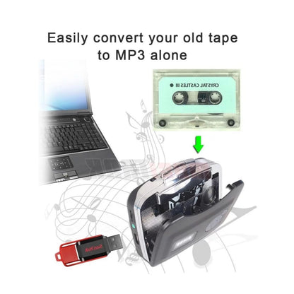 Ezcap 230 Cassette Tape to MP3 Converter Capture Audio Music Player(White) - Tape Converter by Ezcap | Online Shopping South Africa | PMC Jewellery | Buy Now Pay Later Mobicred